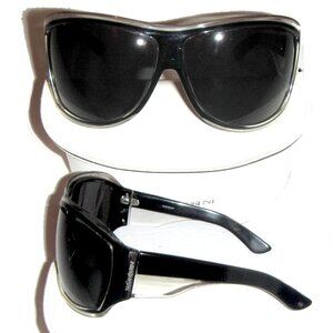YSL Yves Saint Laurent Black and Clear Sunglasses 6123/S with Case